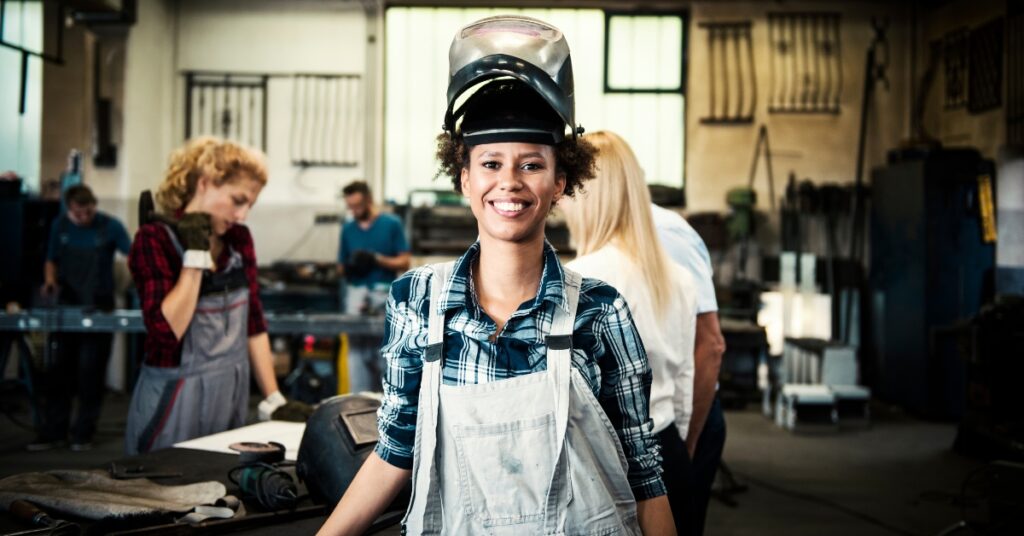 woman welder