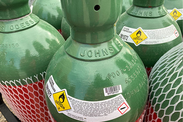 Industrial Gas Supplies - Own and Fill Bottles | John's Sales and Service
